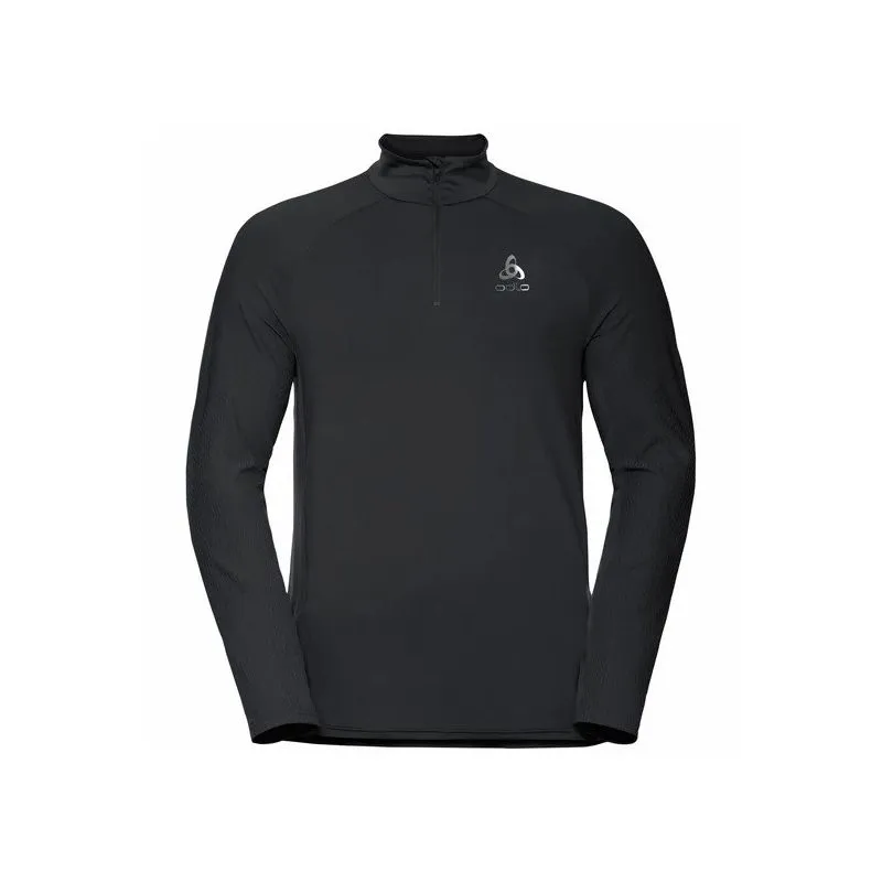 1/2 cremallera para correr Odlo Zeroweight Ceramiwarm (negro) hombre
