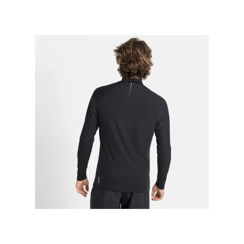 1/2 cremallera para correr Odlo Zeroweight Ceramiwarm (negro) hombre