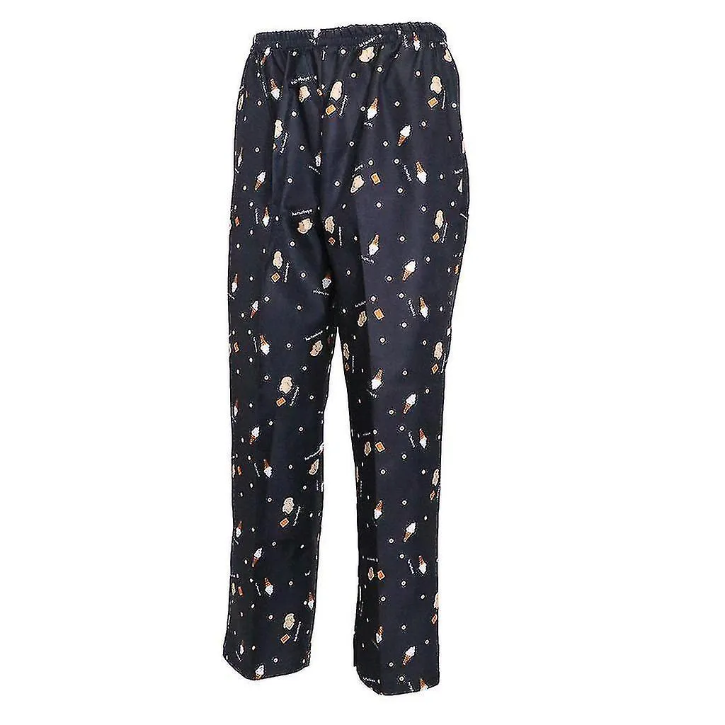 1/2/5 Pantalones holgados Pantalones de chef para trabajo de cocina Estilo de carga