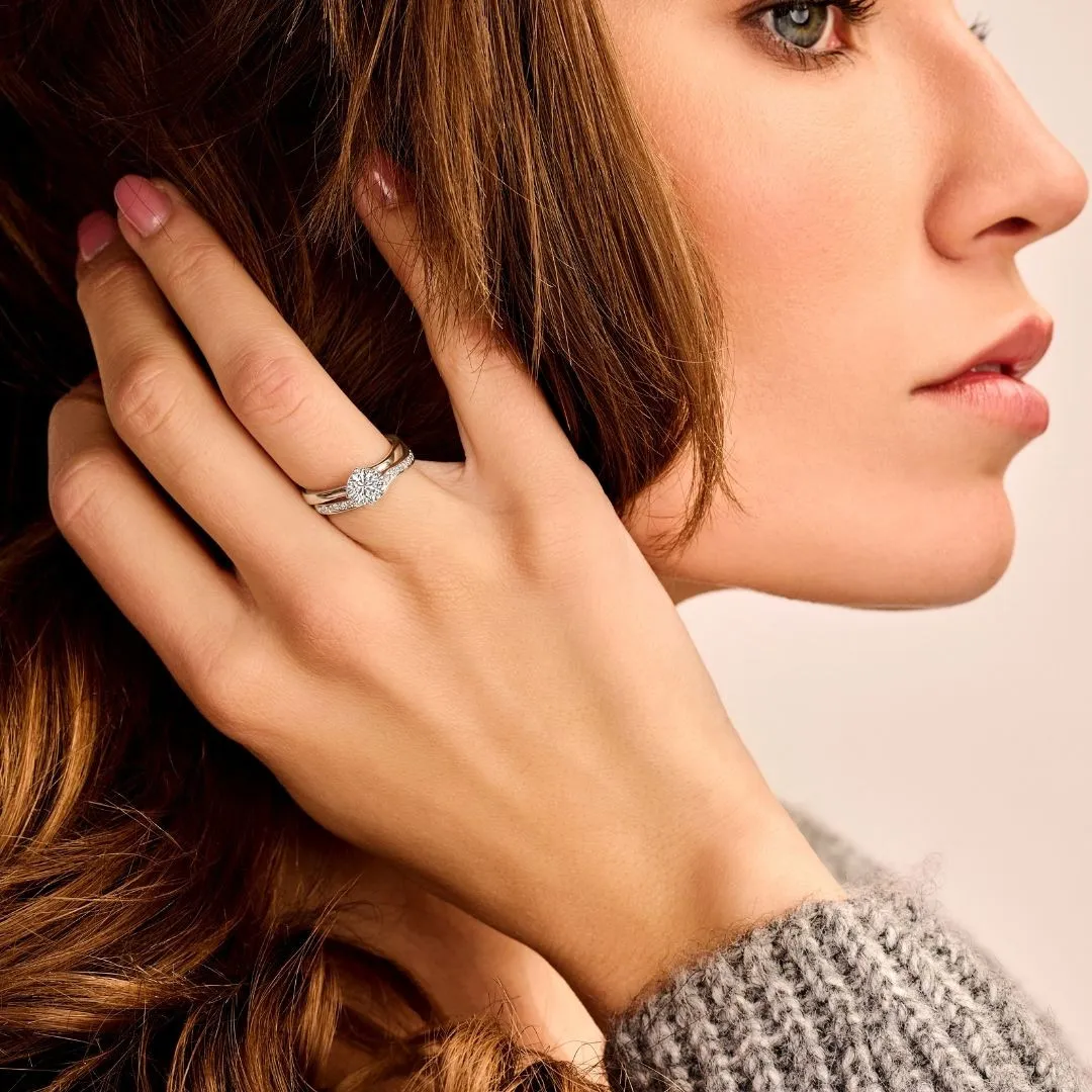 1.50 quilates anillo solitario diamante en oro amarillo 