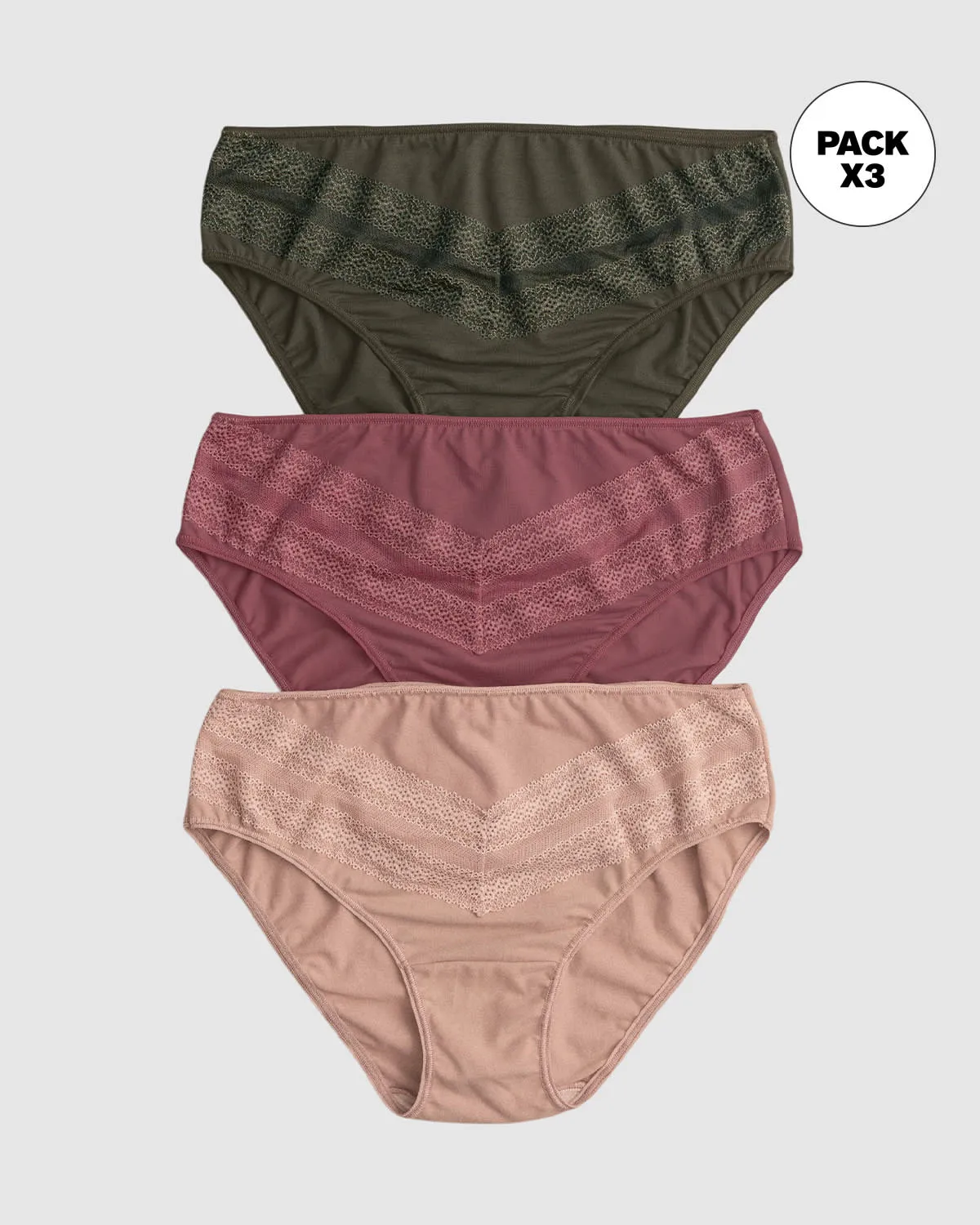 3 bikinis elegantes clásicos y confortables