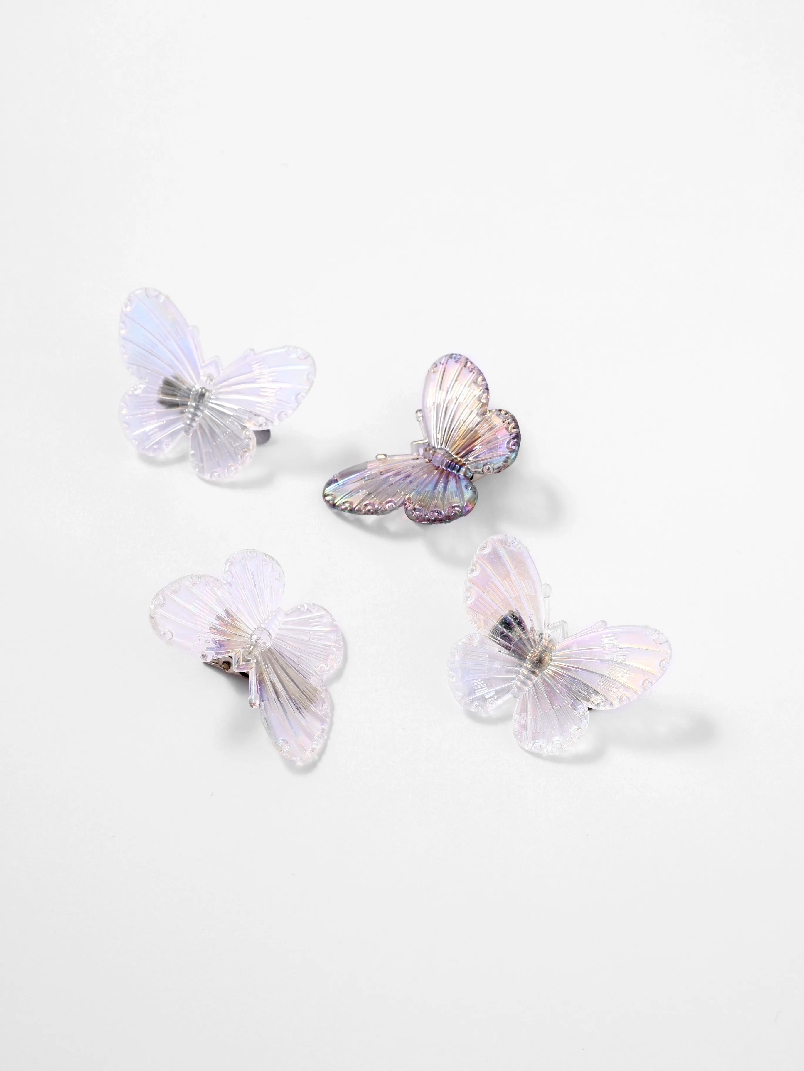  4pcs Diseño de Mariposa Pinza de Pelo