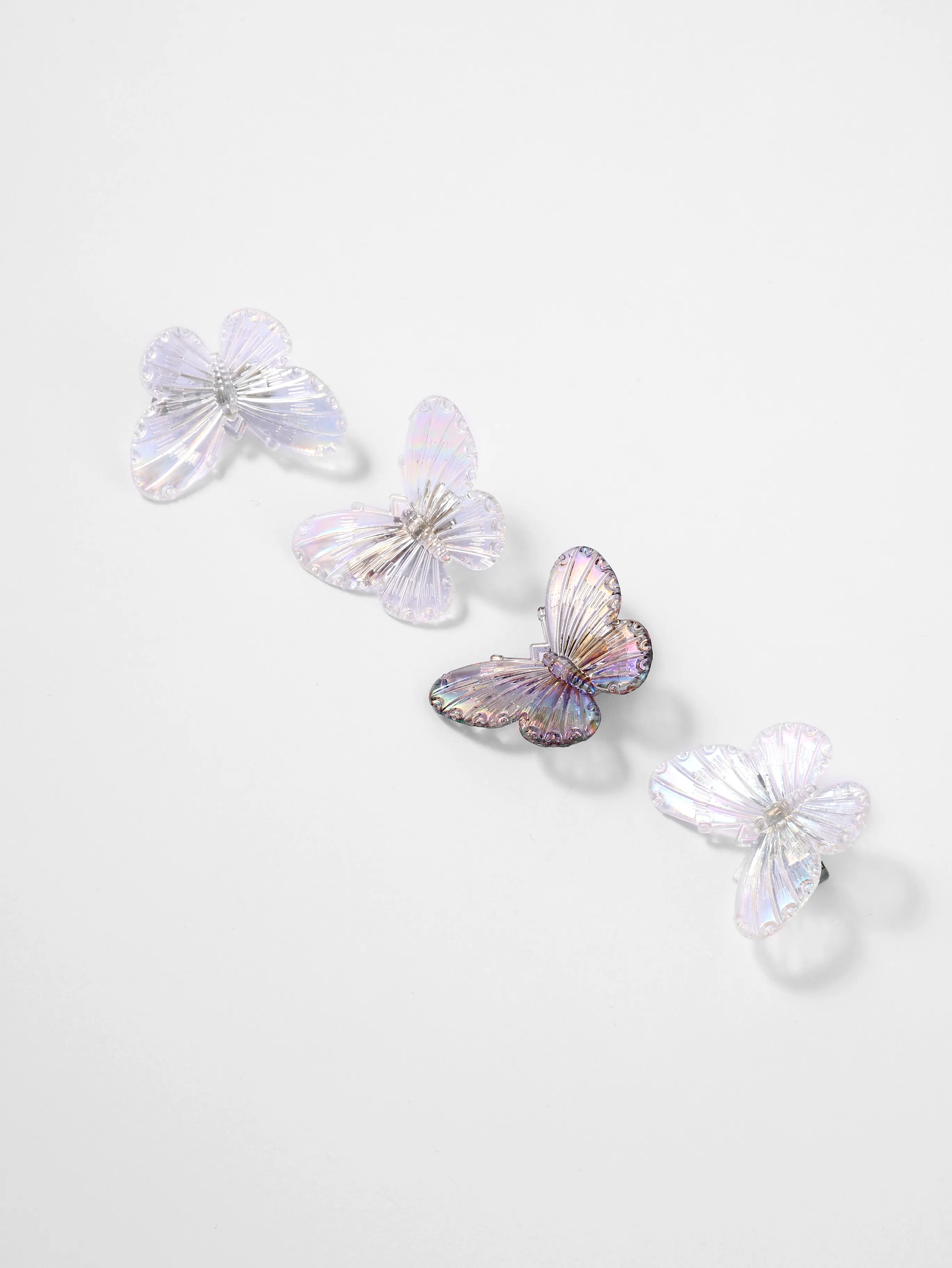  4pcs Diseño de Mariposa Pinza de Pelo