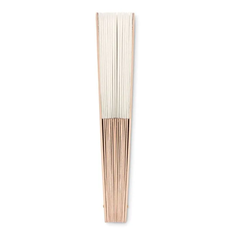 Abanico publicitario de madera Fanny Wood