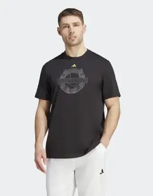 Adidas Camiseta AEROREADY Tennis Graphic