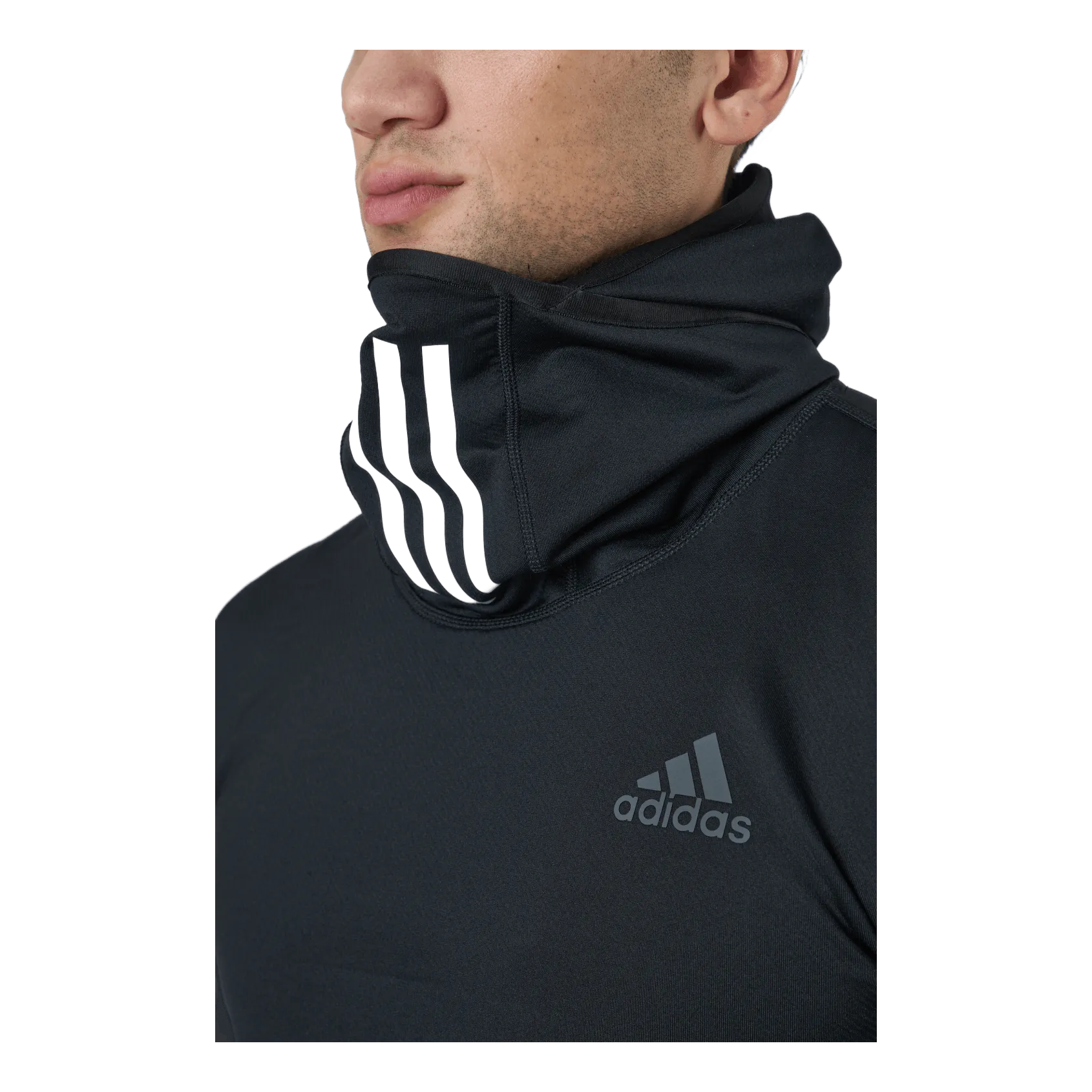 Adidas Cold.Rdy Techfit Fitted Longsleeve Hoodie Black