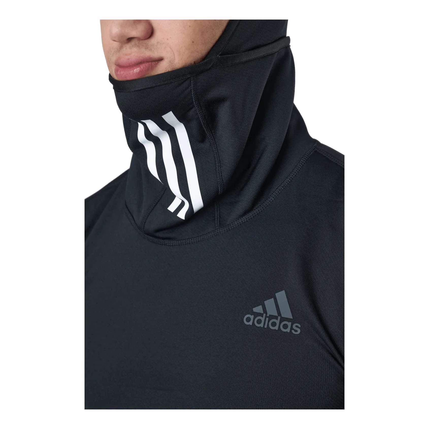 Adidas Cold.Rdy Techfit Fitted Longsleeve Hoodie Black