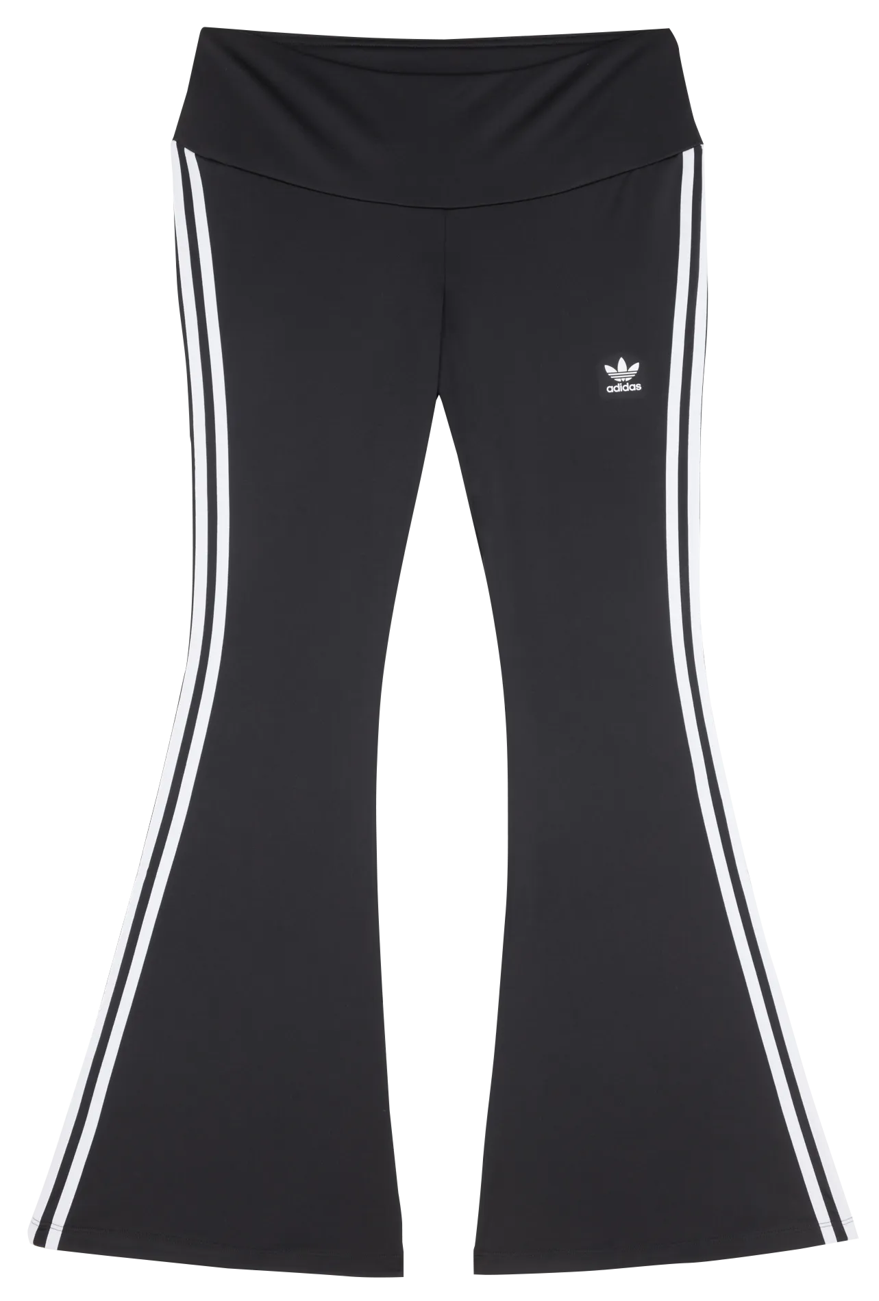 ADIDAS Leggin evasé de mezcla de fibras recicladas en negro
