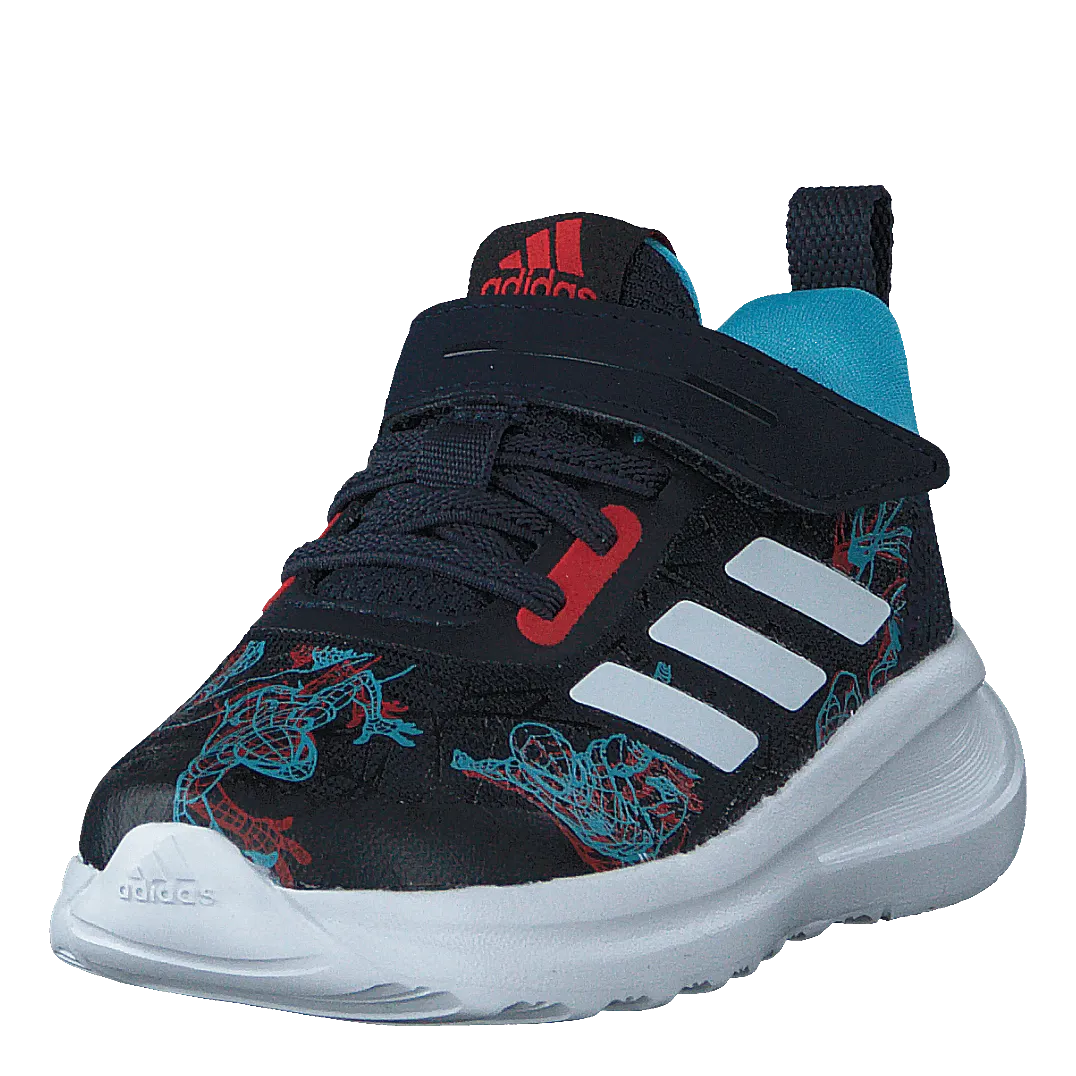 ADIDAS MARVEL SPIDERMAN FORTARUN SHOES LEGEND INK / VIVID RED / SIGNAL CYAN