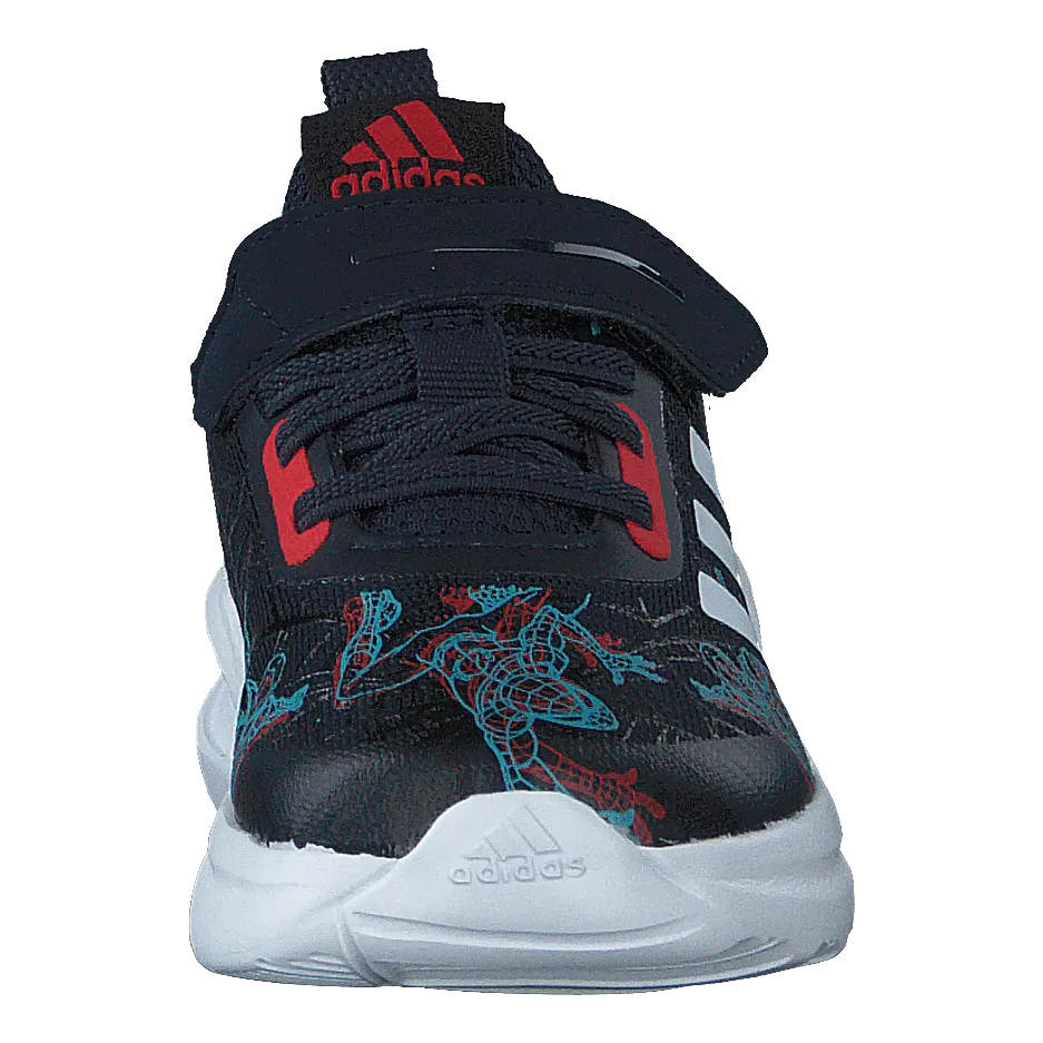 ADIDAS MARVEL SPIDERMAN FORTARUN SHOES LEGEND INK / VIVID RED / SIGNAL CYAN