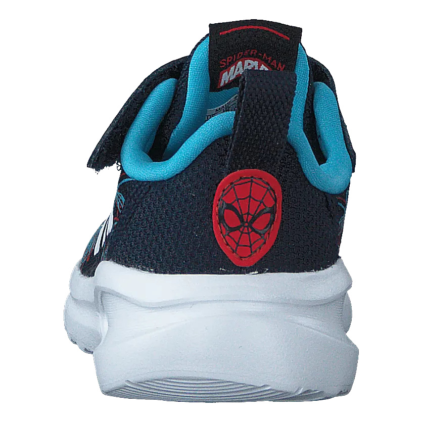 ADIDAS MARVEL SPIDERMAN FORTARUN SHOES LEGEND INK / VIVID RED / SIGNAL CYAN
