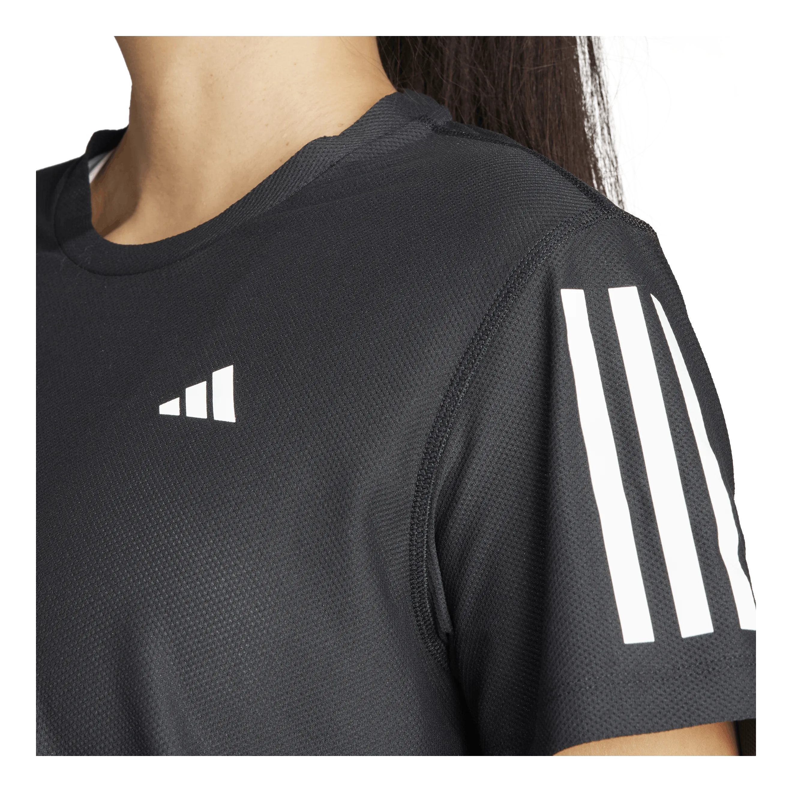ADIDAS OWN THE RUN TSHIRT BLACK