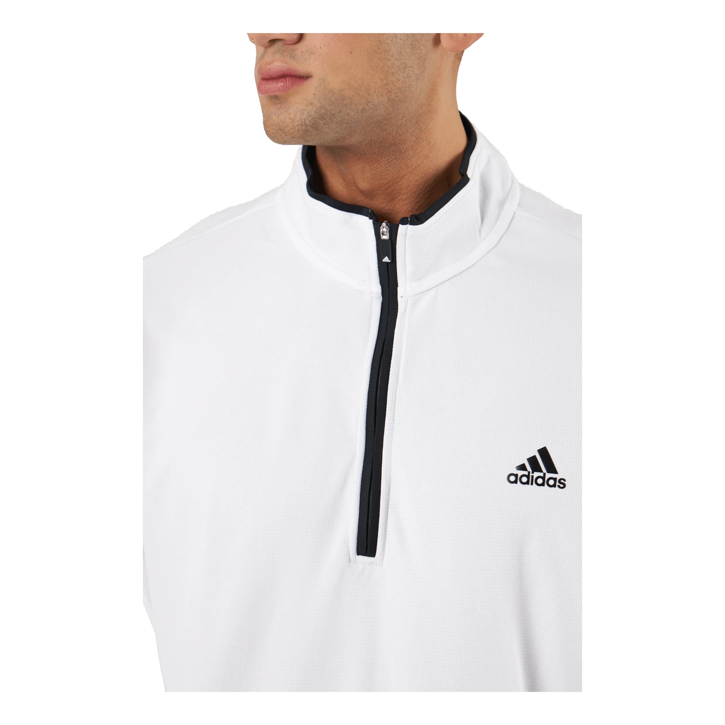 ADIDAS QUARTERZIP SWEATSHIRT WHITE