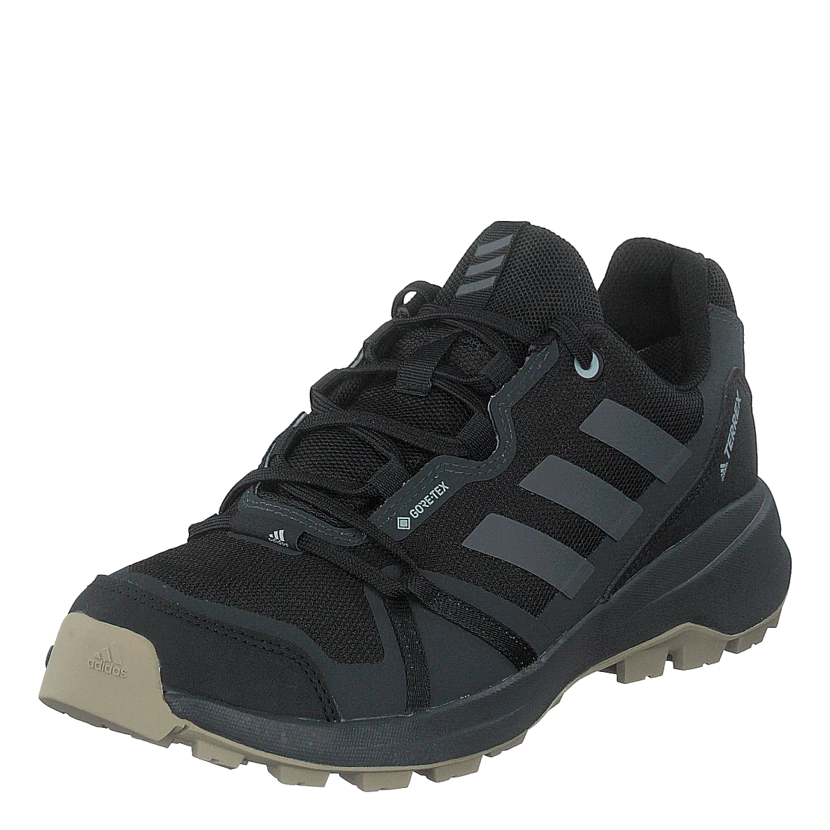 ADIDAS TERREX SKYHIKER GORETEX HIKING SHOES CORE BLACK / GREY FOUR / HALO BLUE