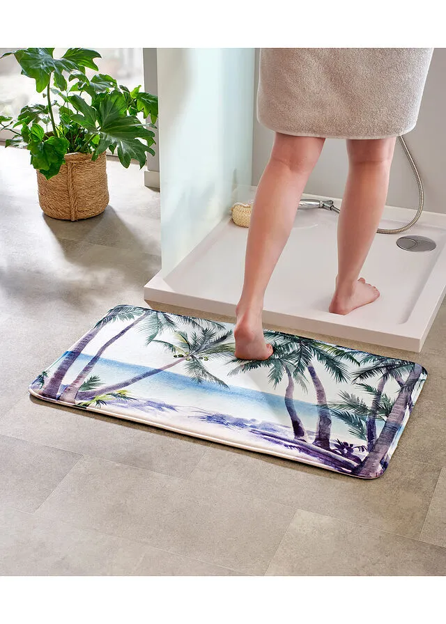 Alfombra de baño Azul petróleo
