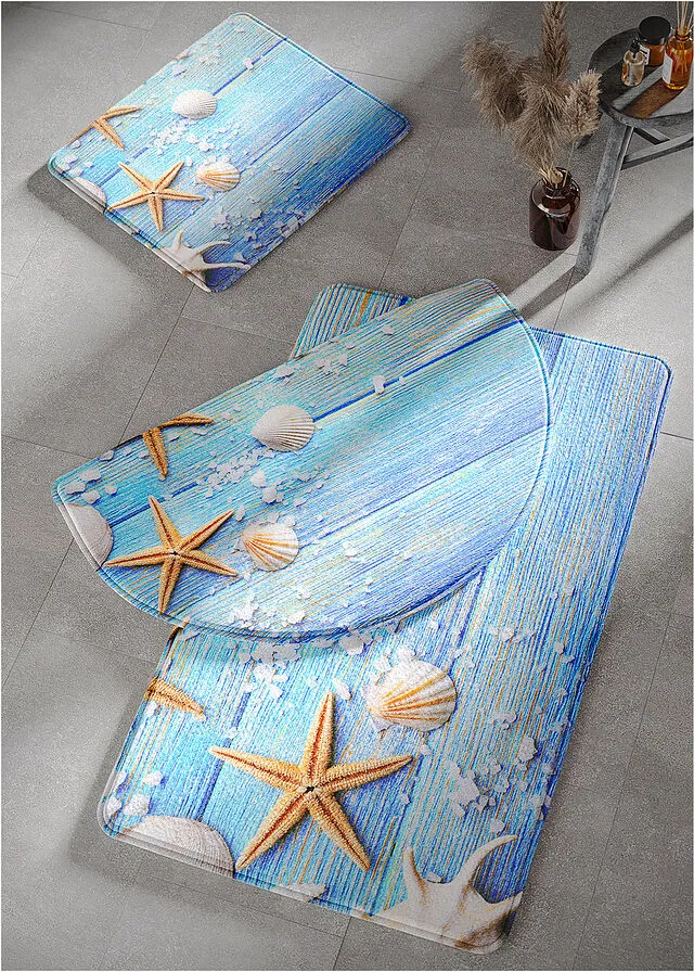 Alfombra de baño Azul