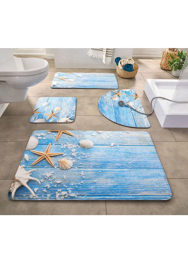 Alfombra de baño Azul