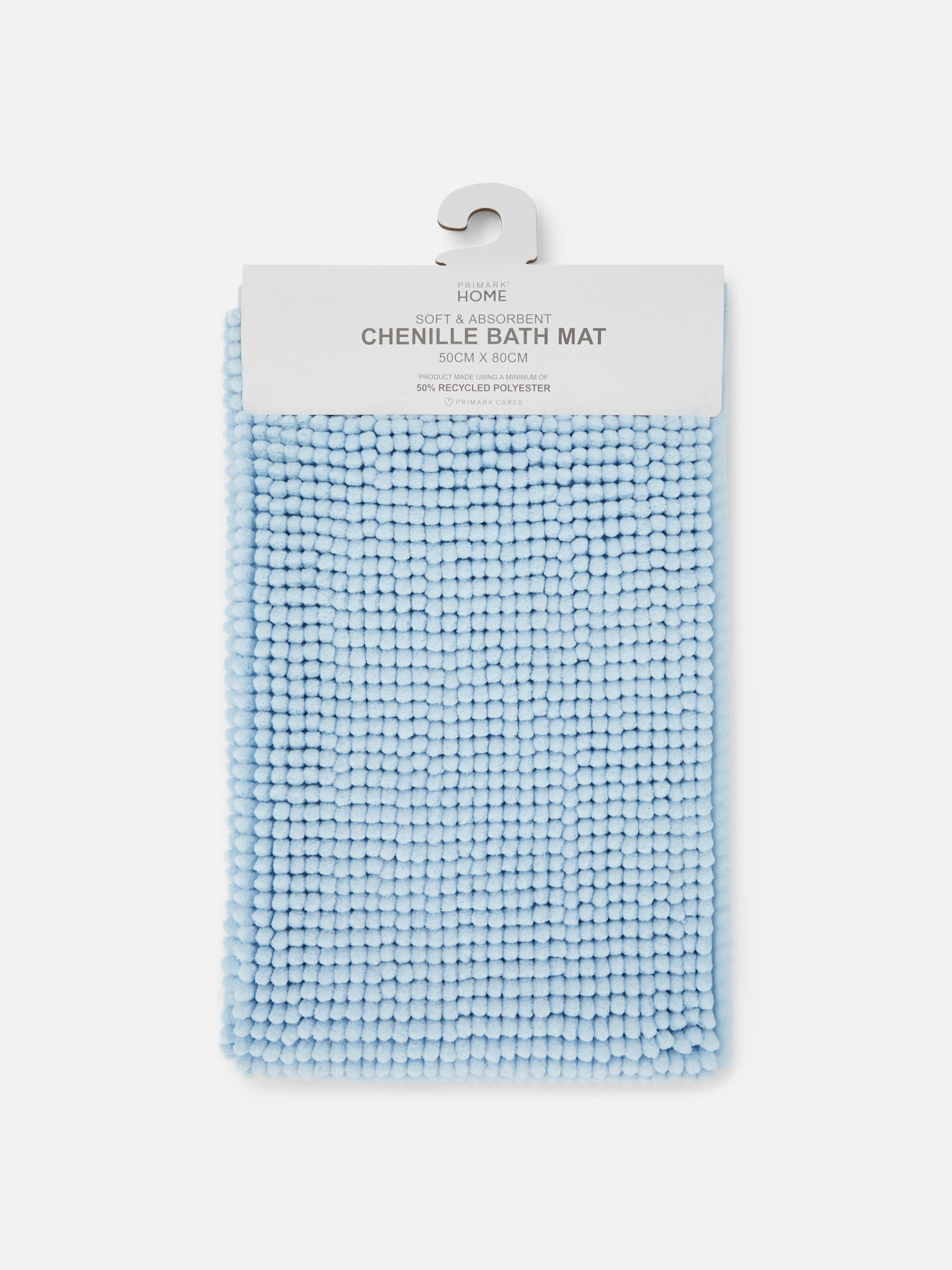 Alfombrilla de baño de chenilla