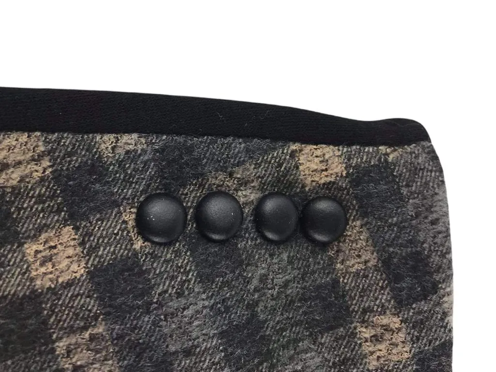Angora | Guantes de mujer de invierno cuadros escoceses Seline