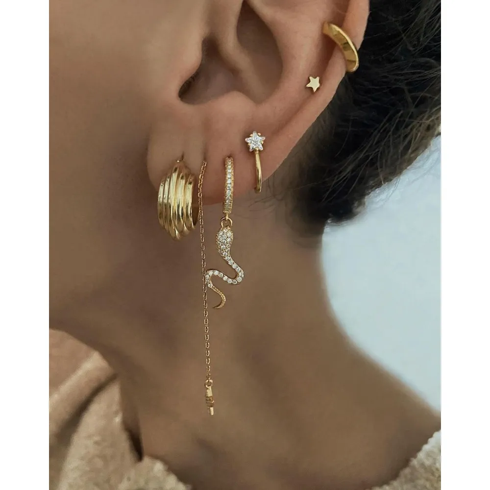 Aros Lara Oro (Par)