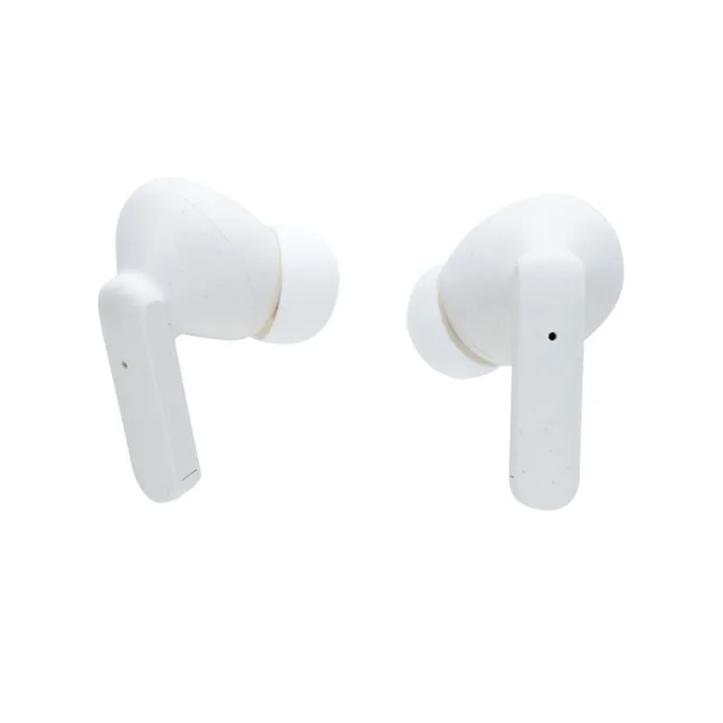 Auriculares personalizados de corcho y plástico reciclado Oregon
