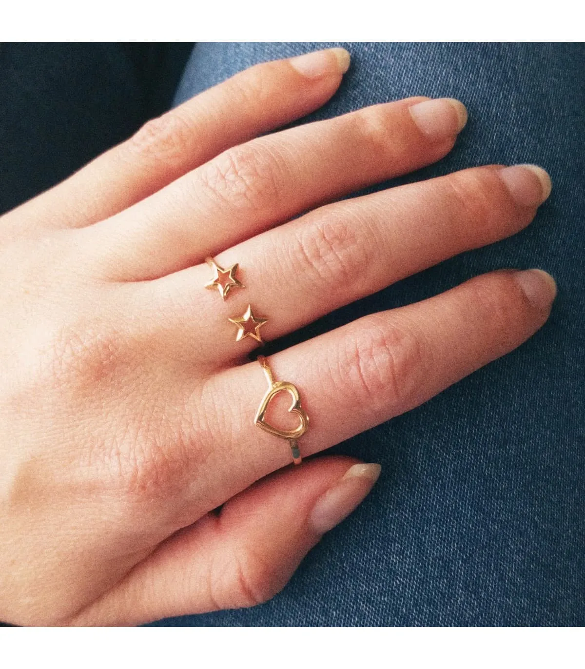 Bague femme Or Jaune 18K Sky