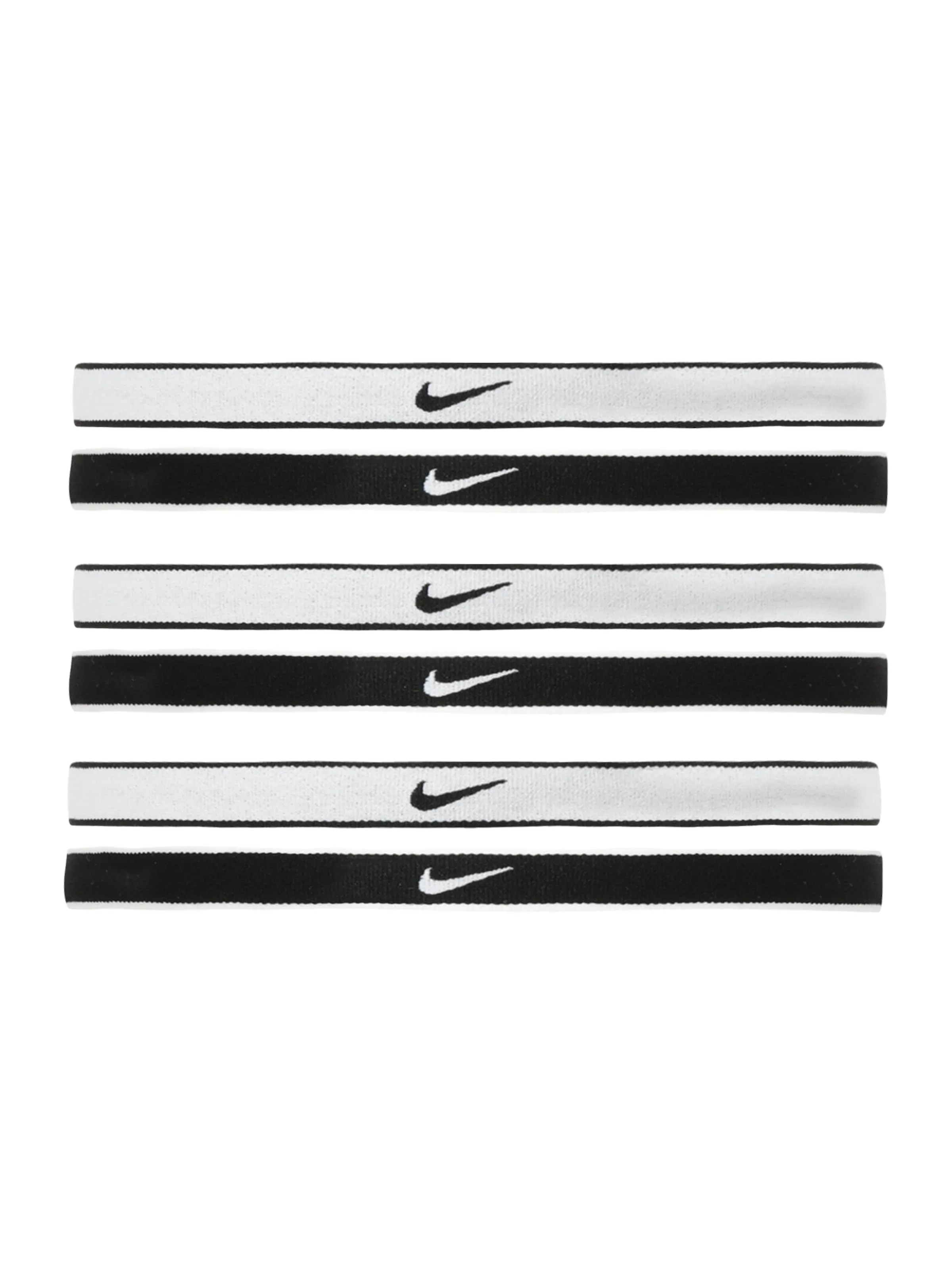 Banda de cabeza deportiva 'Swoosh' NIKE Accessoires en Negro, Blanco