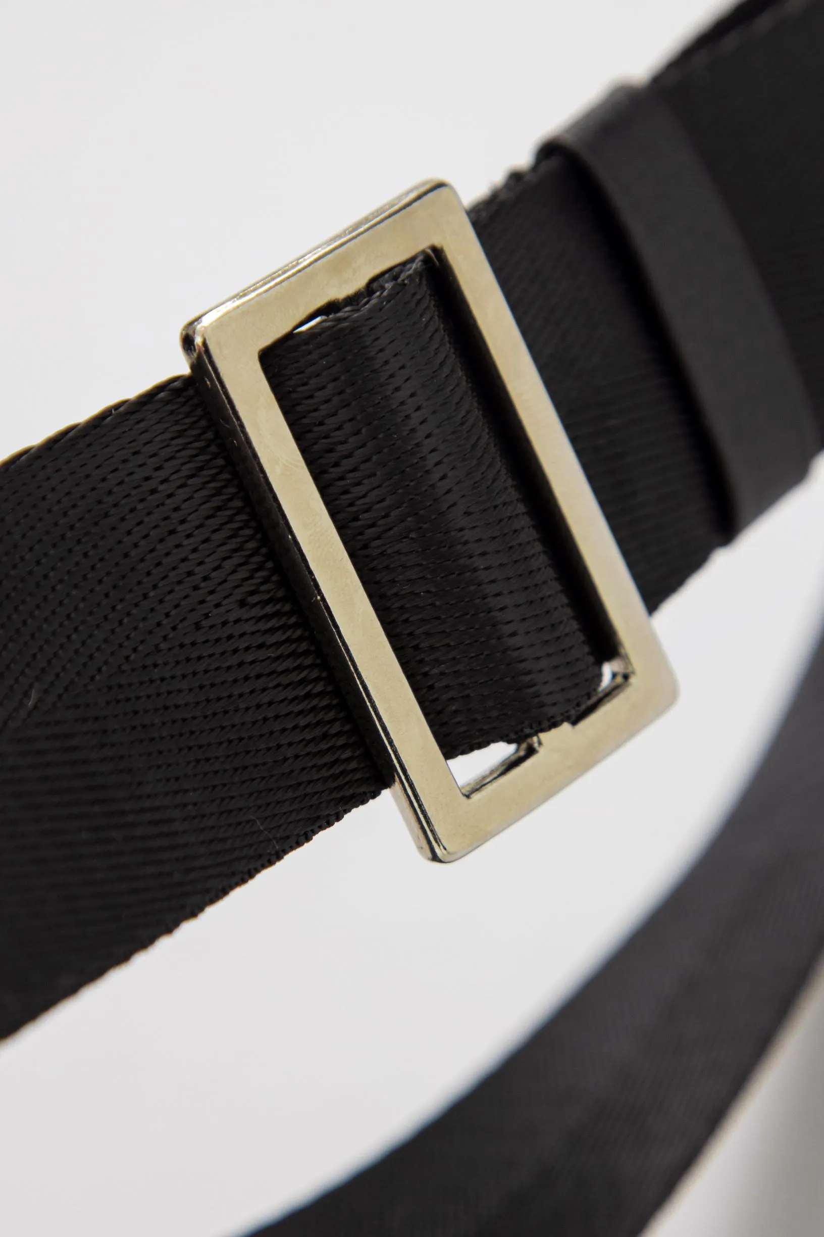 BASICS LEATHER CROSSBODY BLACK