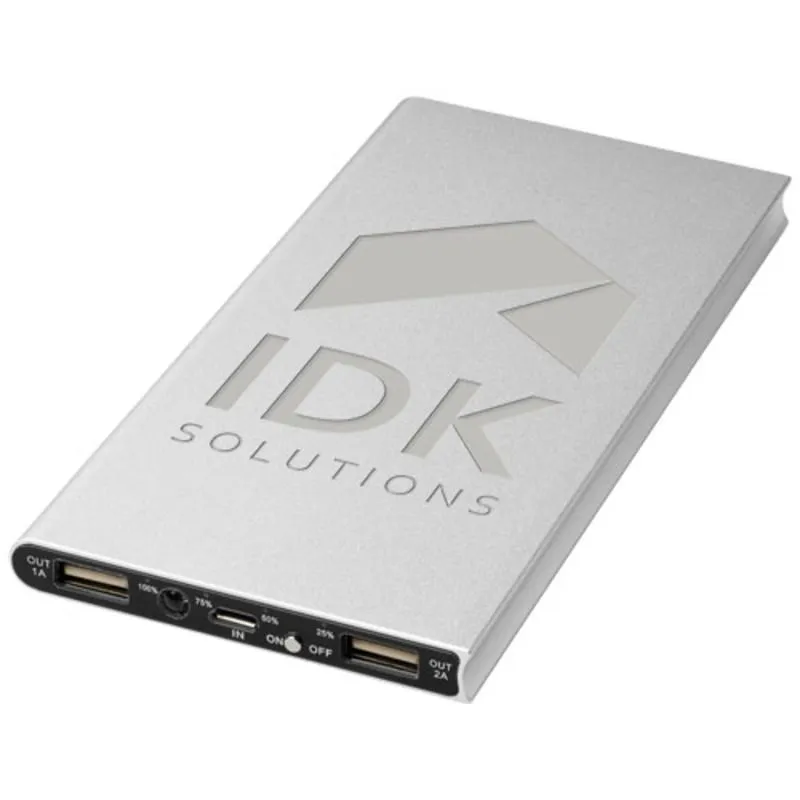 Batería externa de aluminio de 8000 mAh 'Plate'