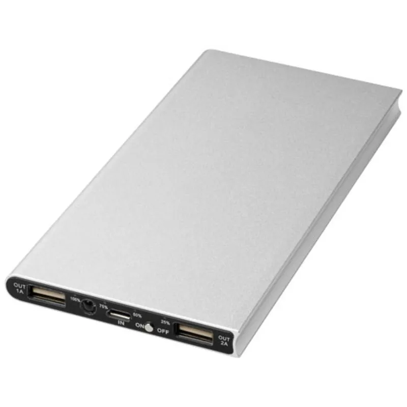 Batería externa de aluminio de 8000 mAh 'Plate'