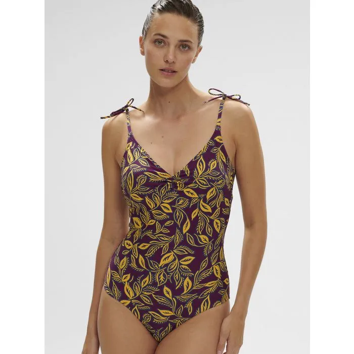 Bañador mujer Simone Perele Melia con foam 1EDB11 Violet Agadir