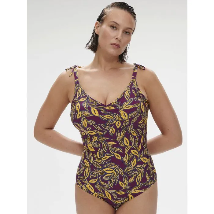 Bañador mujer Simone Perele Melia con foam 1EDB11 Violet Agadir