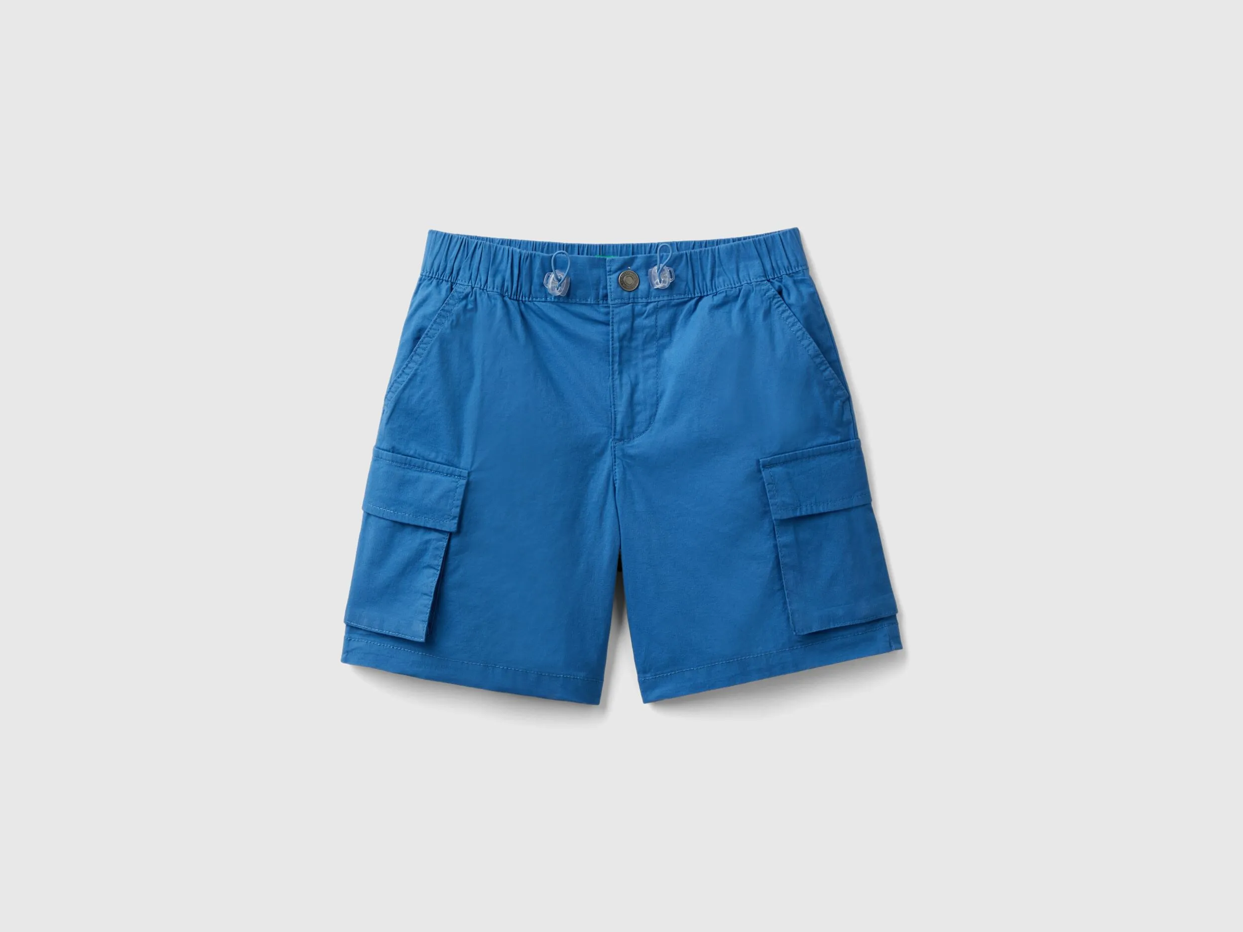 Bermudas cargo de algodón elástico
