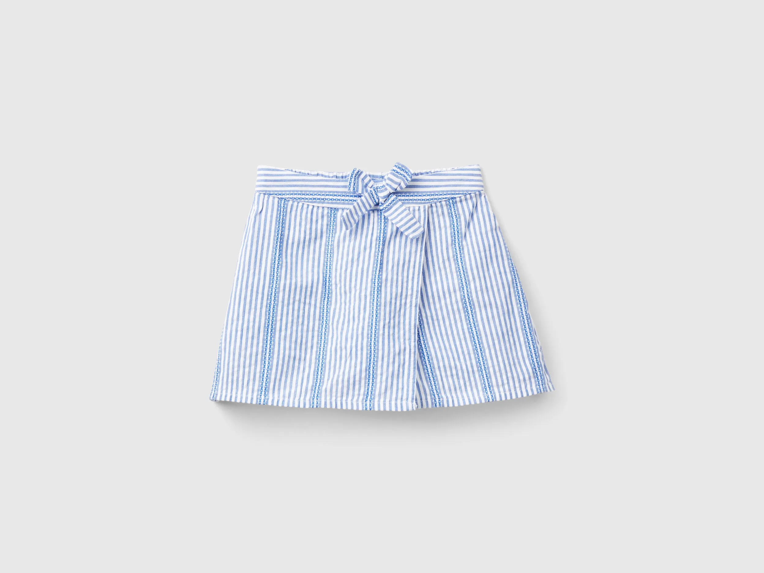 Bermudas de rayas de 100 % algodón
