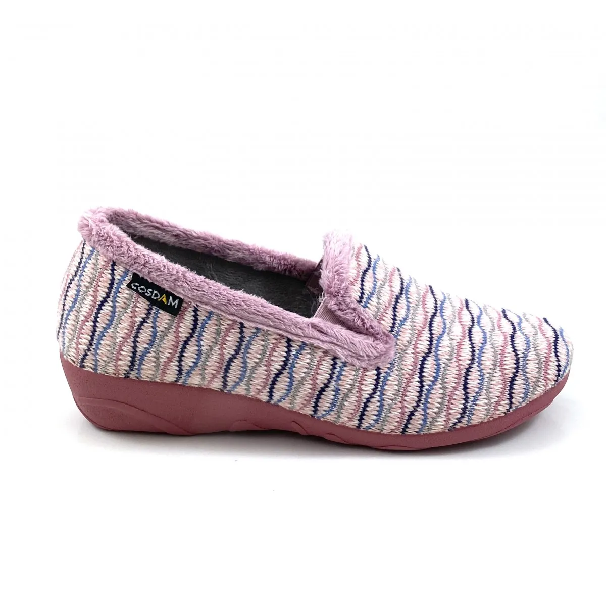 Biorelax zapatilla cómoda oferta cerrada talla 35 mujer rosa Bio8617