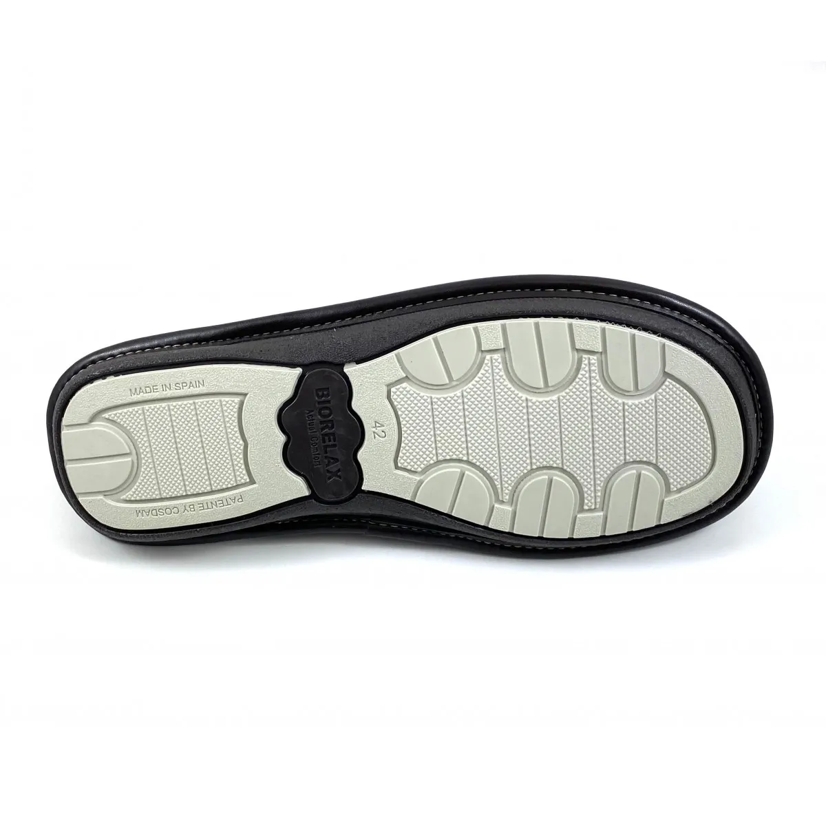 Biorelax zapatilla de casa piel hombre acolchada Bio1492
