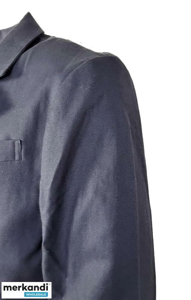 Blazers de lino Code azul oscuro para hombre
