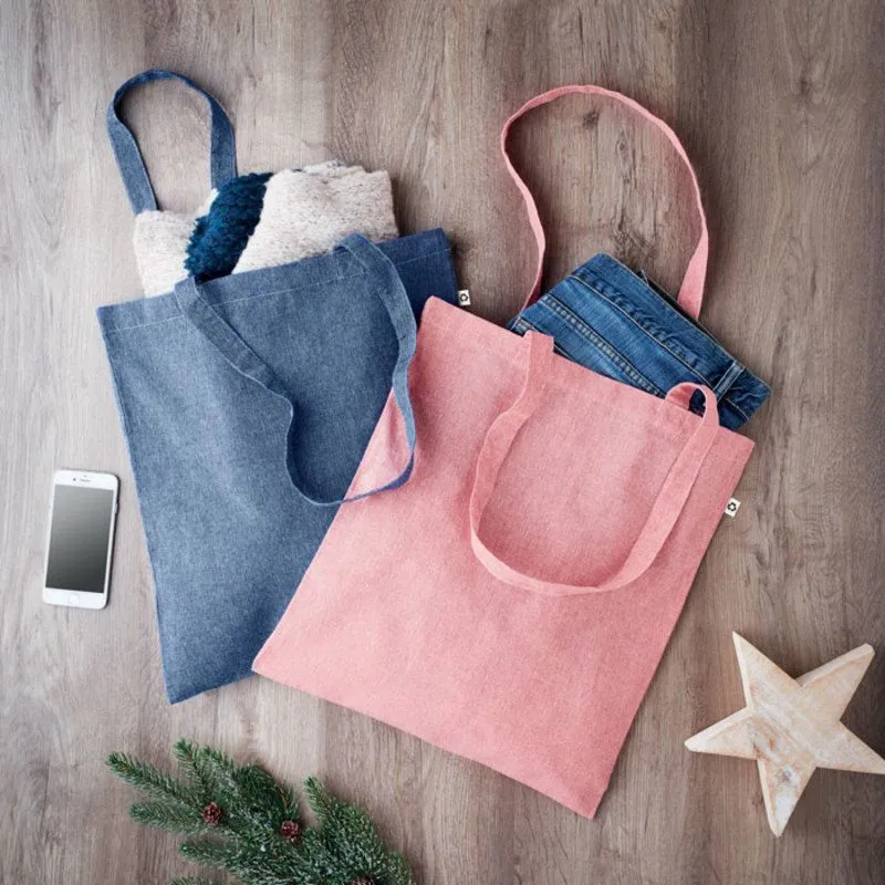 Bolsa publicitaria de compra jaspeada Cottonel Duo