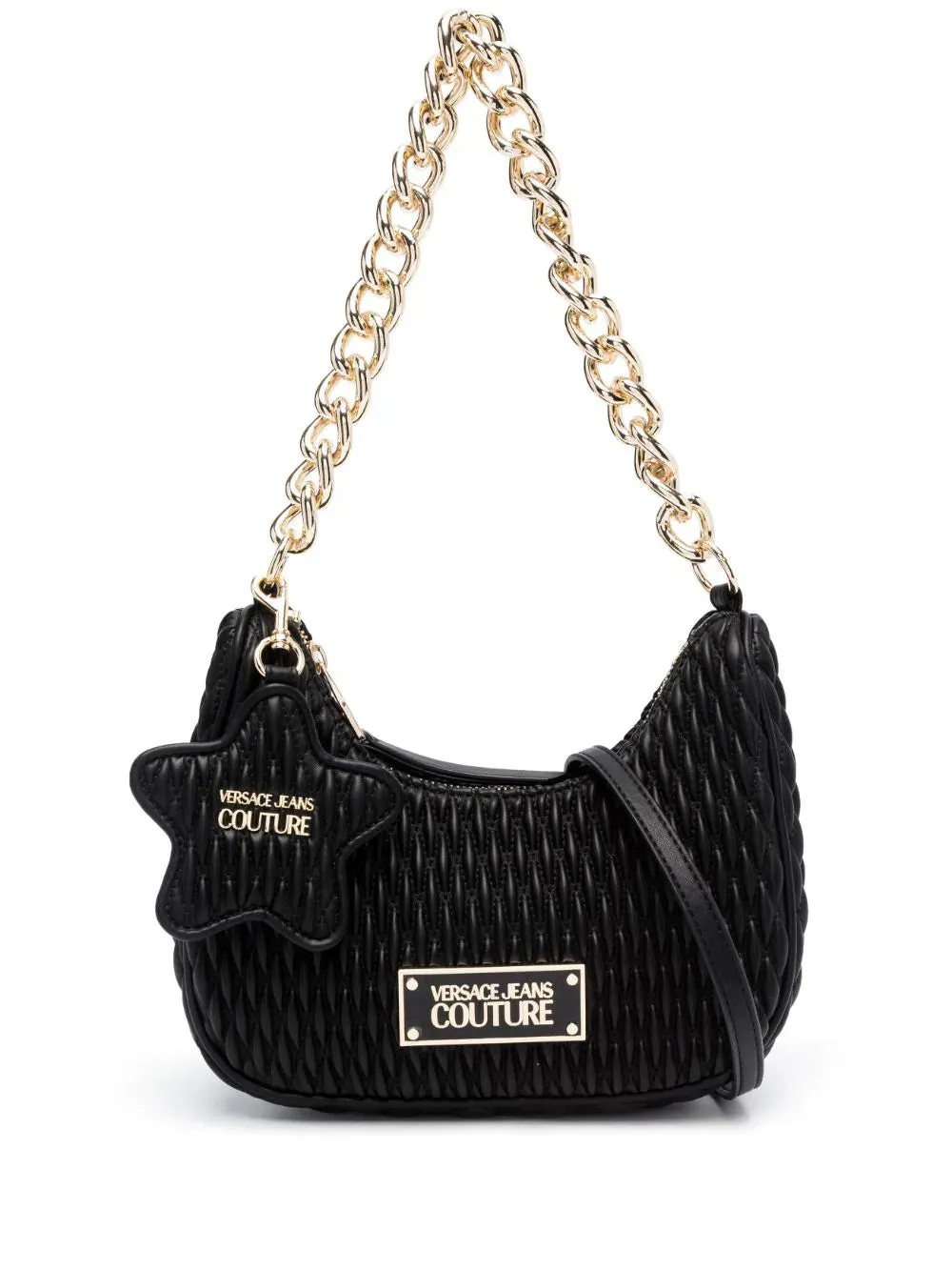 BOLSO ACOLCHADO APLIQUE NEGRO
