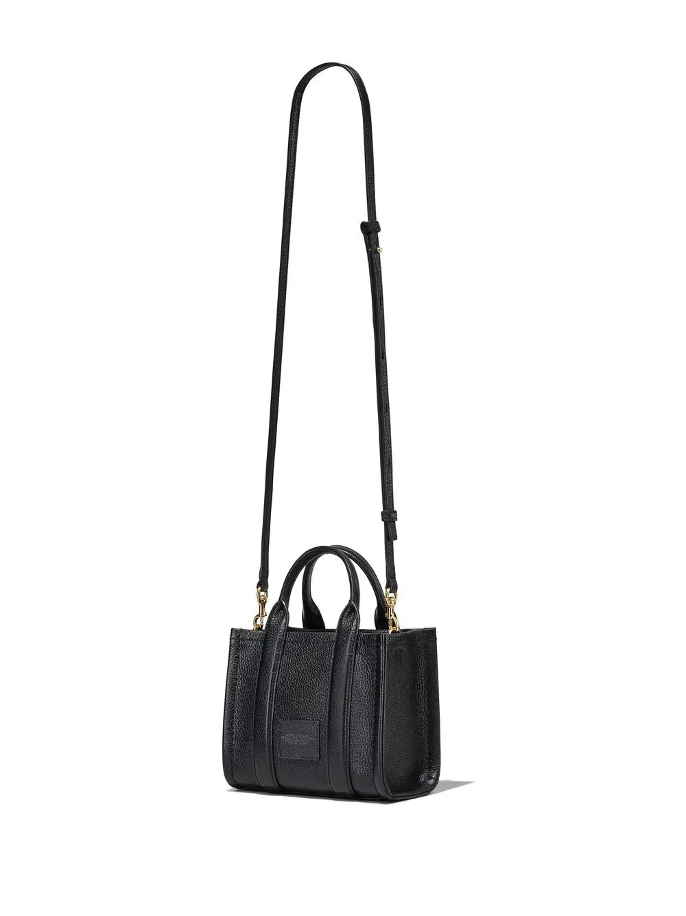 BOLSO THE MICRO LEATHER TOTE BAG NEGRO