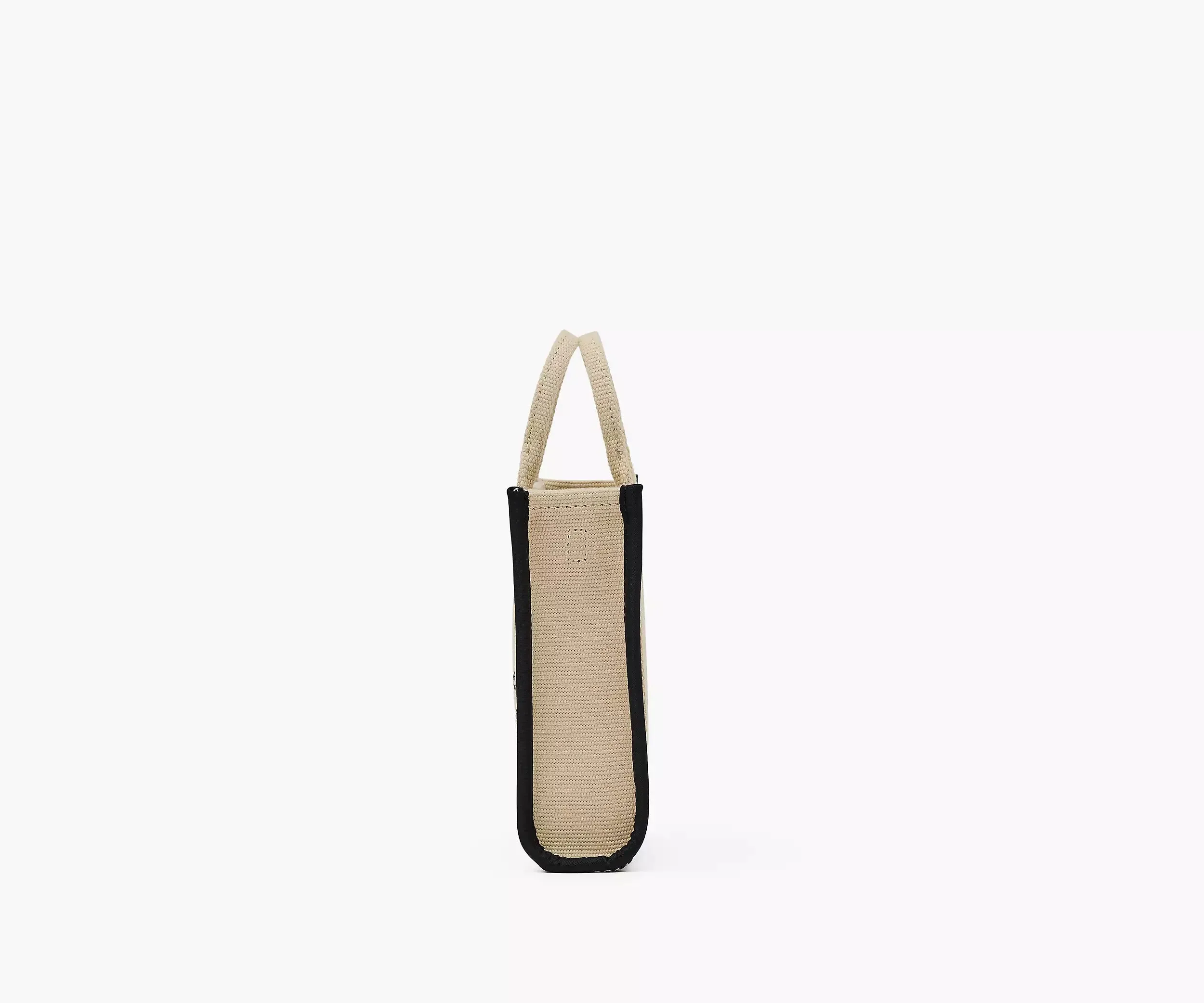BOLSO THE MINI JACQUARD TOTE BAG BEIGE