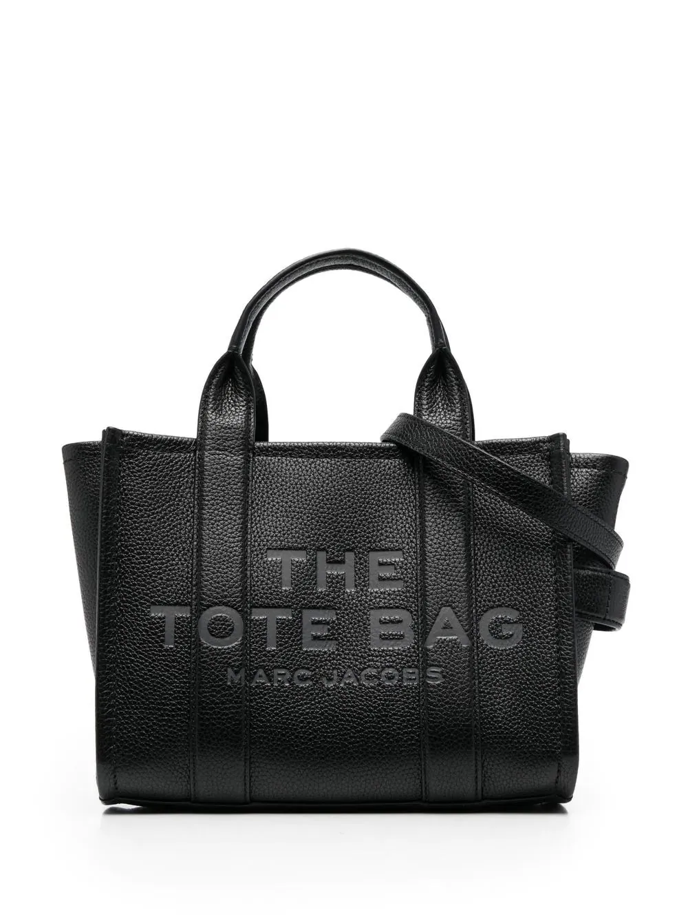 BOLSO THE MINI LEATHER TOTE BAG NEGRO