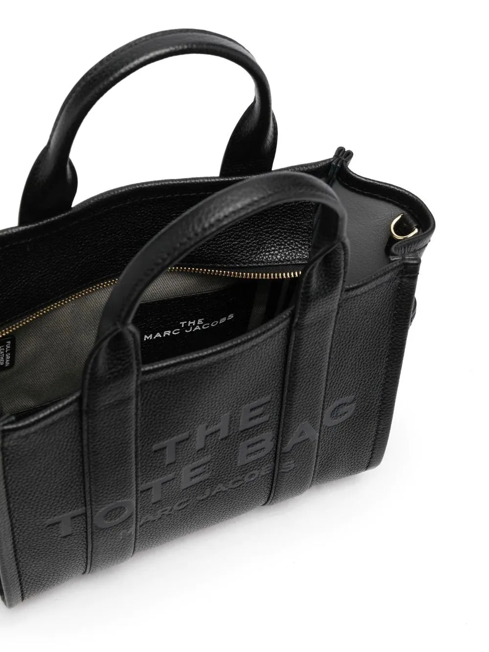 BOLSO THE MINI LEATHER TOTE BAG NEGRO