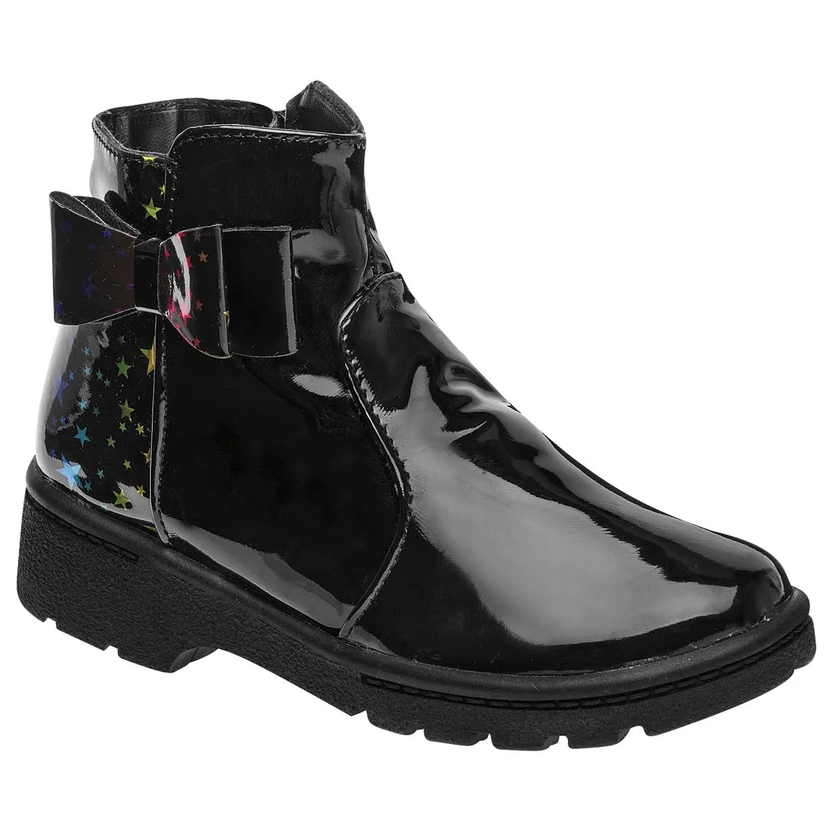 Botas Exterior Sintético Color Negro De Charol Para Niña De RBCOLLECTION