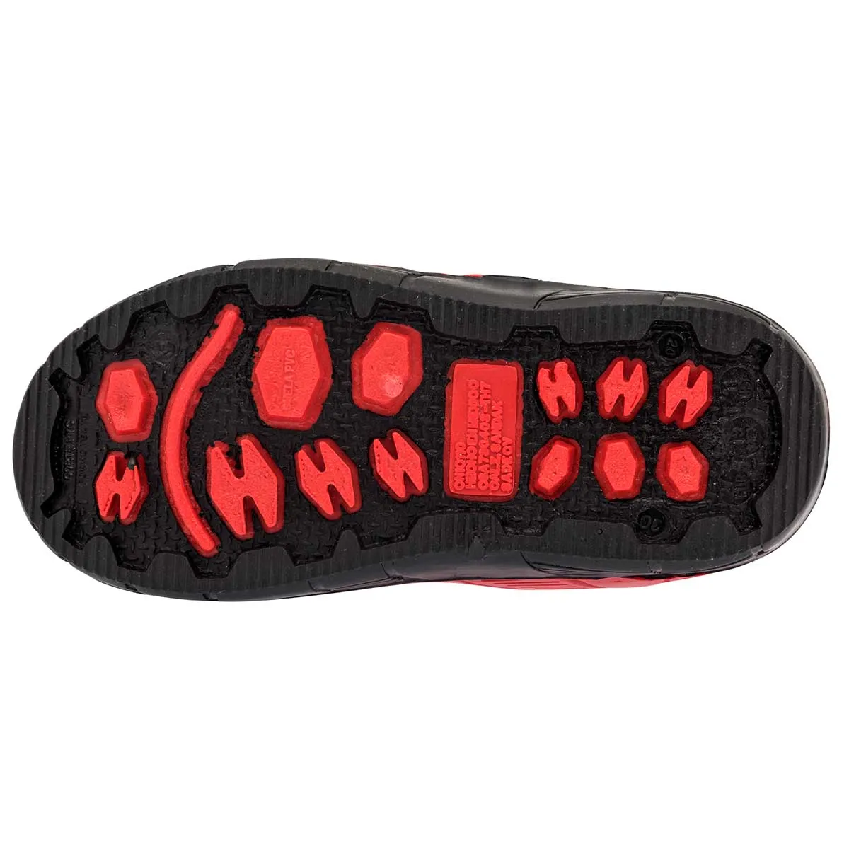 Botas Exterior Sintético Color Rojo Para Niño De Sandak