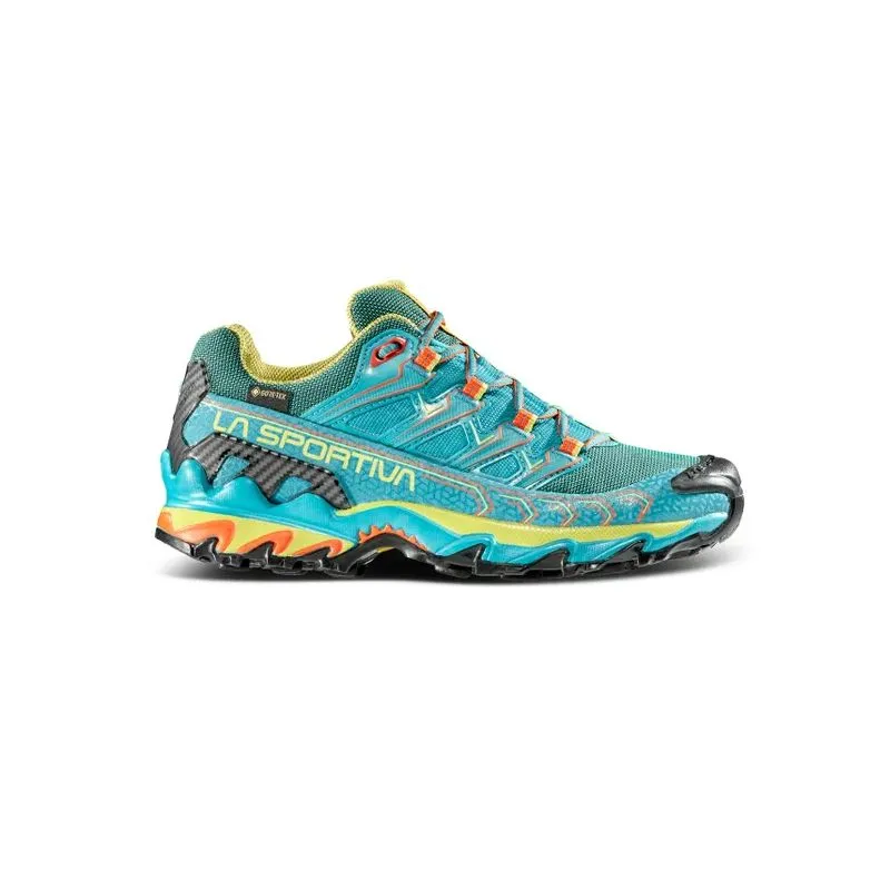 BOTAS TREKKING/HIKING MUJER LA SPORTIVA ULTRA RAPTOR II GORETEX (LAGOON/GREEN BANANA)
