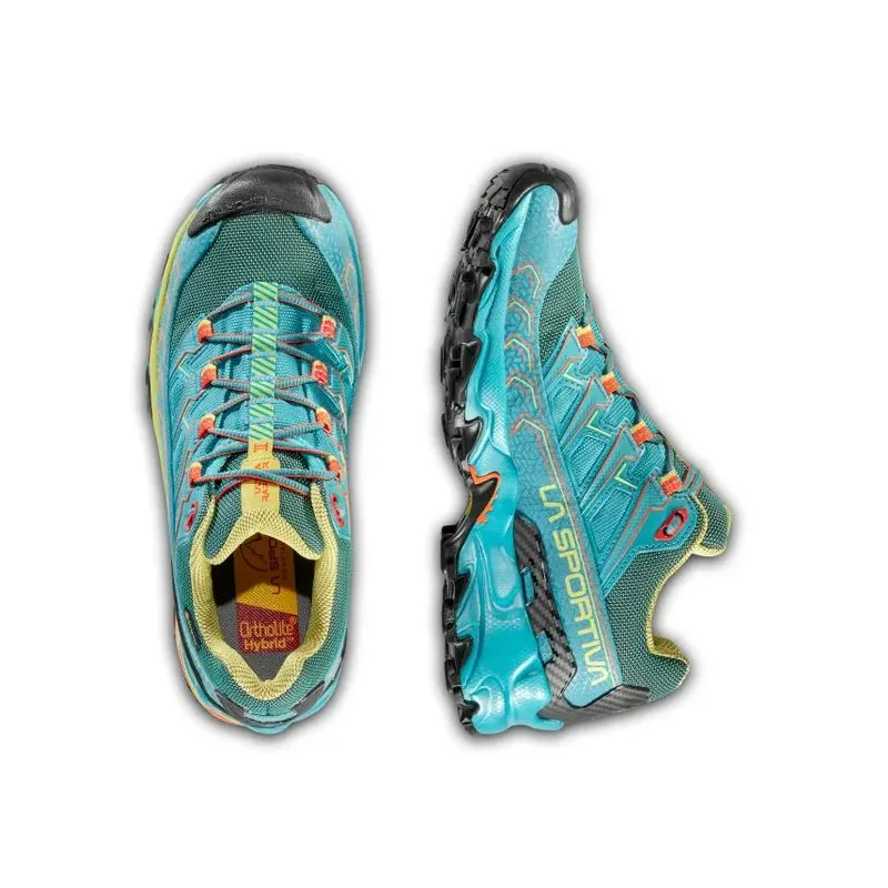 BOTAS TREKKING/HIKING MUJER LA SPORTIVA ULTRA RAPTOR II GORETEX (LAGOON/GREEN BANANA)