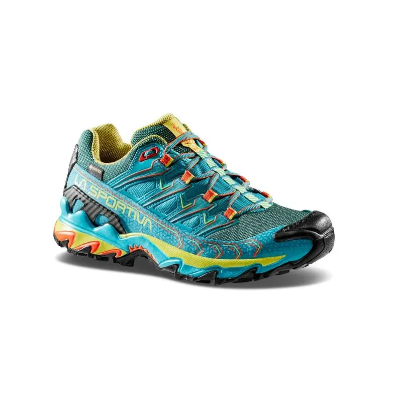 BOTAS TREKKING/HIKING MUJER LA SPORTIVA ULTRA RAPTOR II GORETEX (LAGOON/GREEN BANANA)