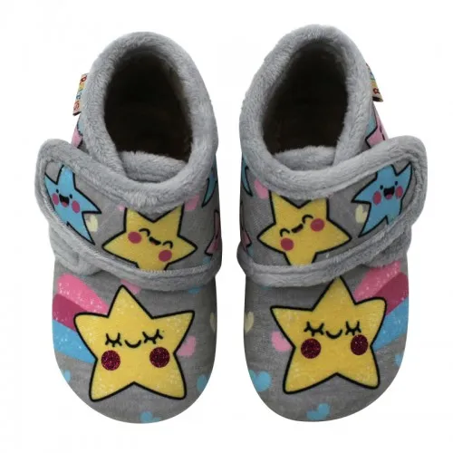 Botita casa velcro ESTRELLAS RALFIS 6297