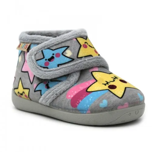 Botita casa velcro ESTRELLAS RALFIS 6297
